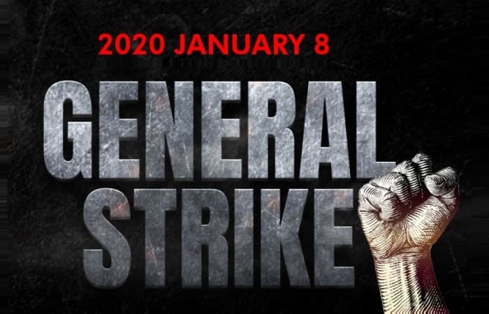 SightsIn Plus Article: 200 million workers to join a nationwide strike on January 8: Trade unions