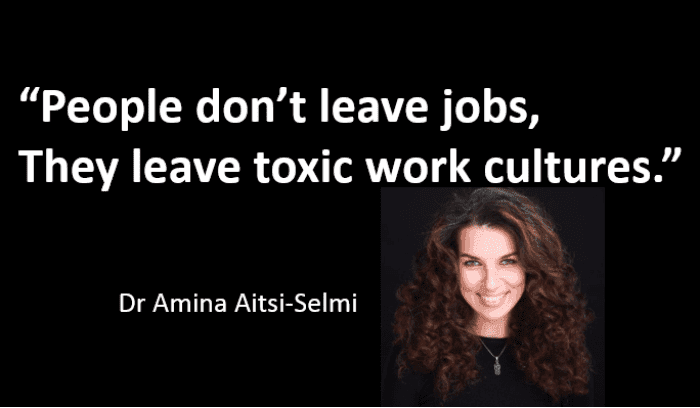 Latest news: People do not quit companies, they quit toxic work cultures! - SightsIn Plus