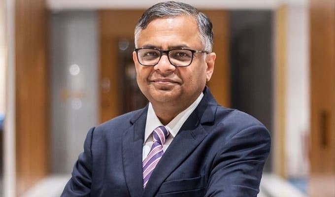 Tata Sons re-appoints Chandrasekaran as Exe Chairman for next 5 years