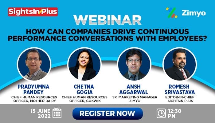 SightsIn Plus Article: Zimyo | Webinar on Modern Performance Management Practices | Register Now