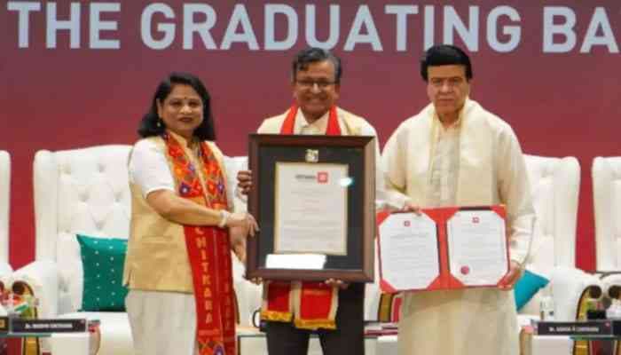 SightsIn Plus Article: Chitkara University Honors SV Nathan with Doctorate for HR