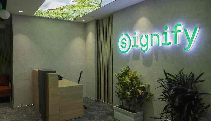SightsIn Plus Article: Signify Officially Inaugurates Global Finance Hub in Noida