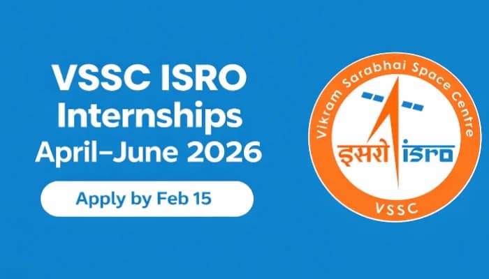 SightsIn Plus Article: VSSC (ISRO) Internships for April–June 2026; Apply by Feb 15