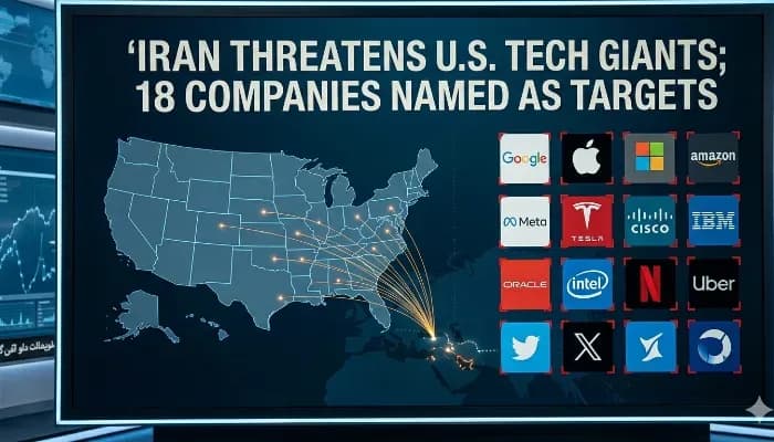 SightsIn Plus Article: Iran Threatens U.S. Tech Giants; 18 Companies Named as Targets