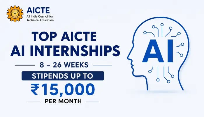 Latest news: Top AICTE AI Internships Weeks with Stipends up to , - SightsIn Plus